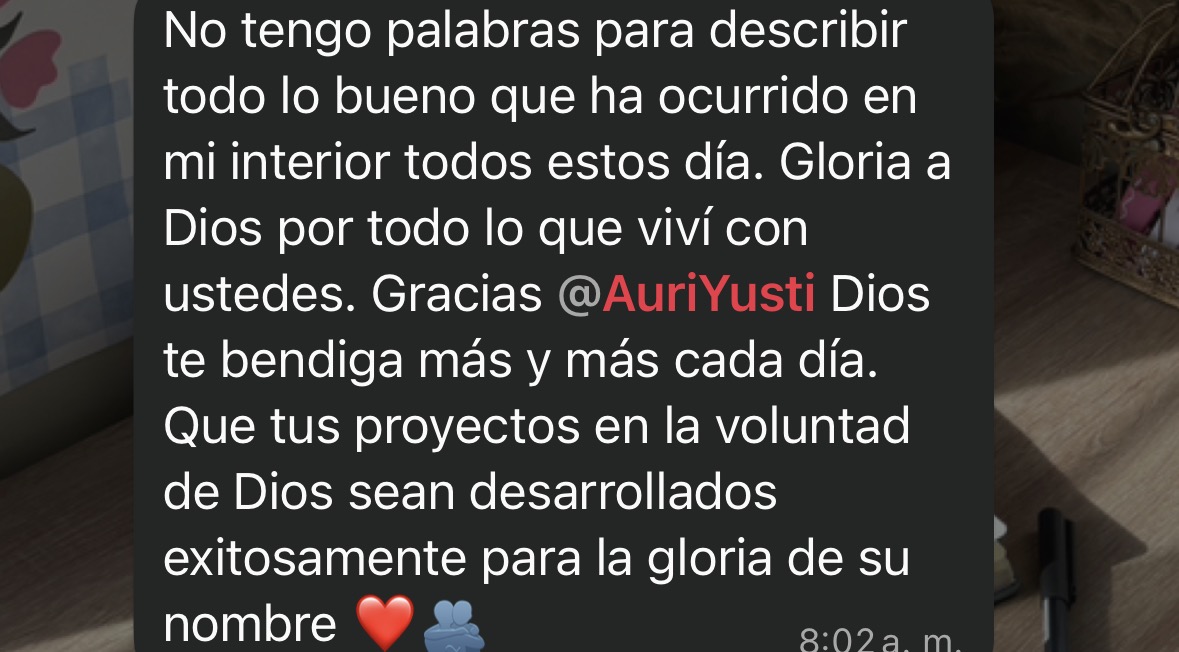 Testimonio 2 de una participante