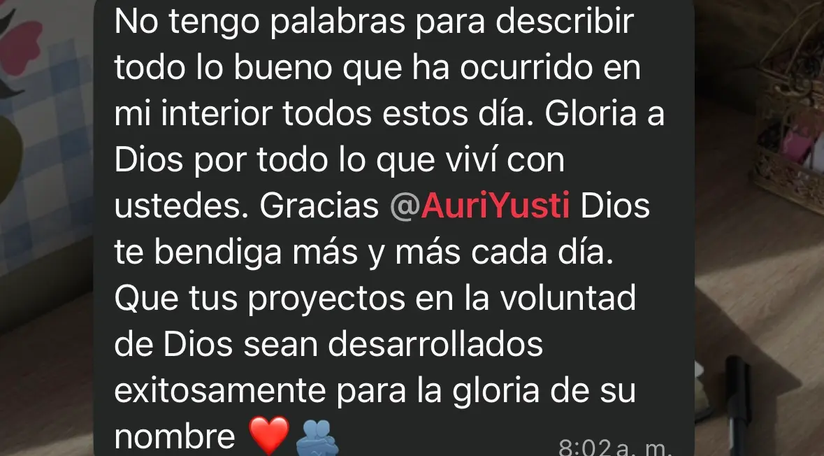 Testimonio 2 de una participante
