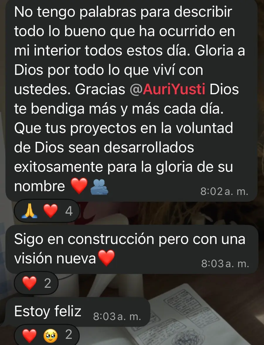 Testimonio 3 de una participante