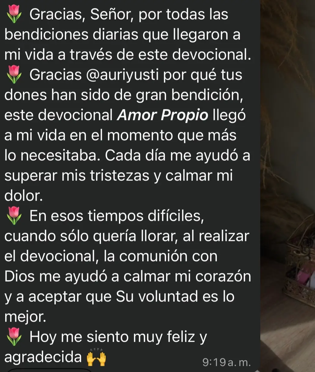 Testimonio 5 de una participante