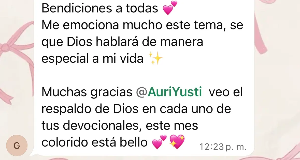 Testimonio 7 de una participante